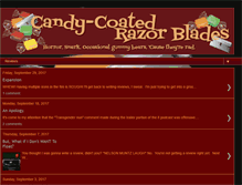 Tablet Screenshot of candycoatedrazor.com